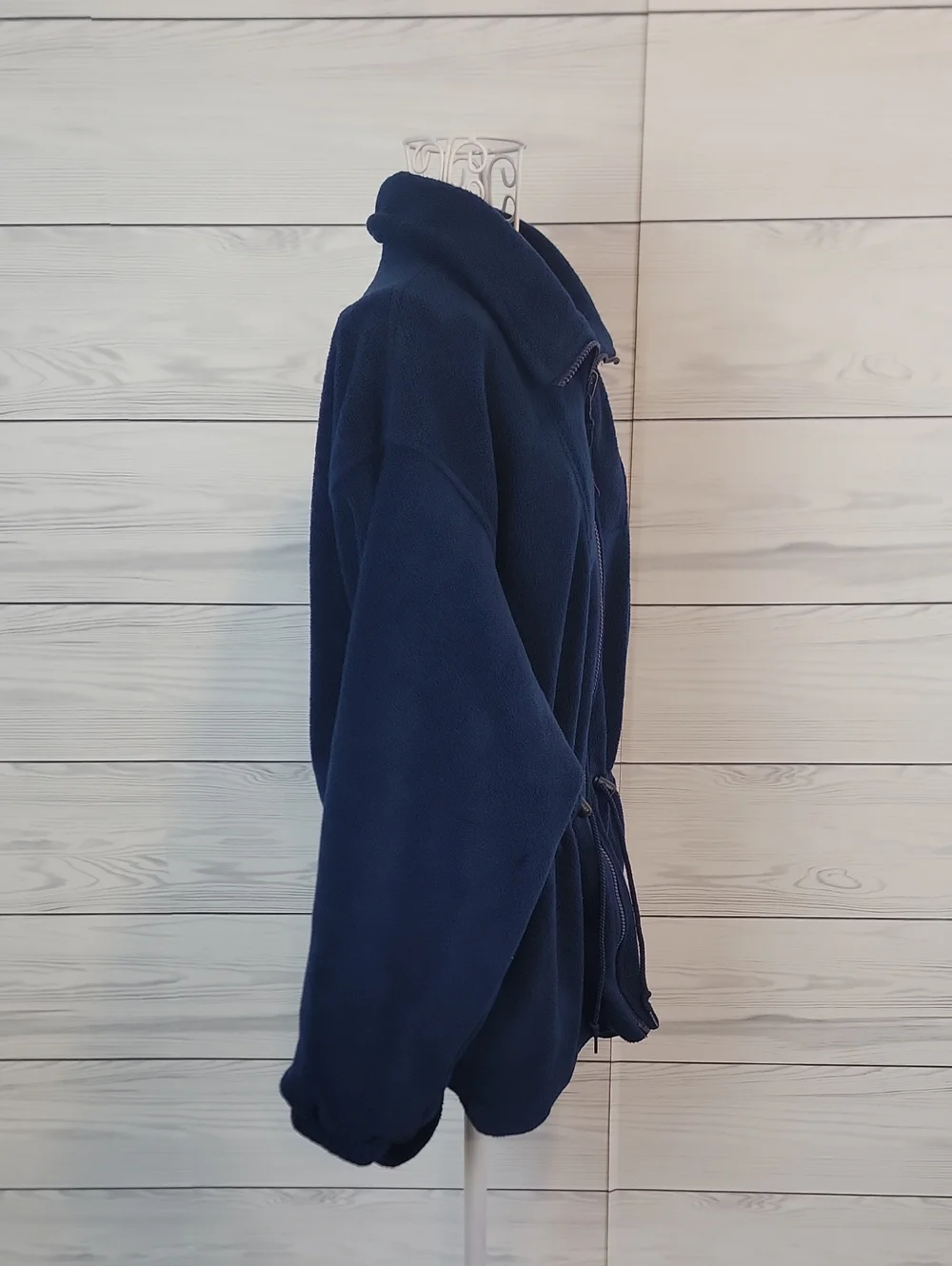 Head Navy Fleece Zip-Up Jacket Women  Size M